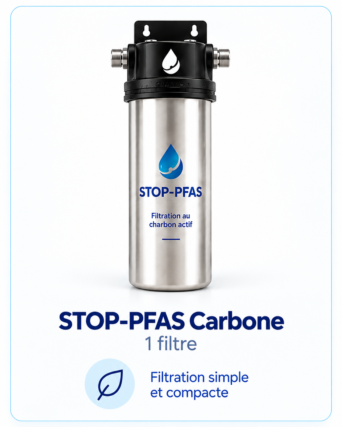 STOP-PFAS Carbone – purificateur au charbon actif